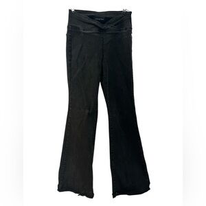 Aeropostale Black Pull On Flare Size XS Unhemmed